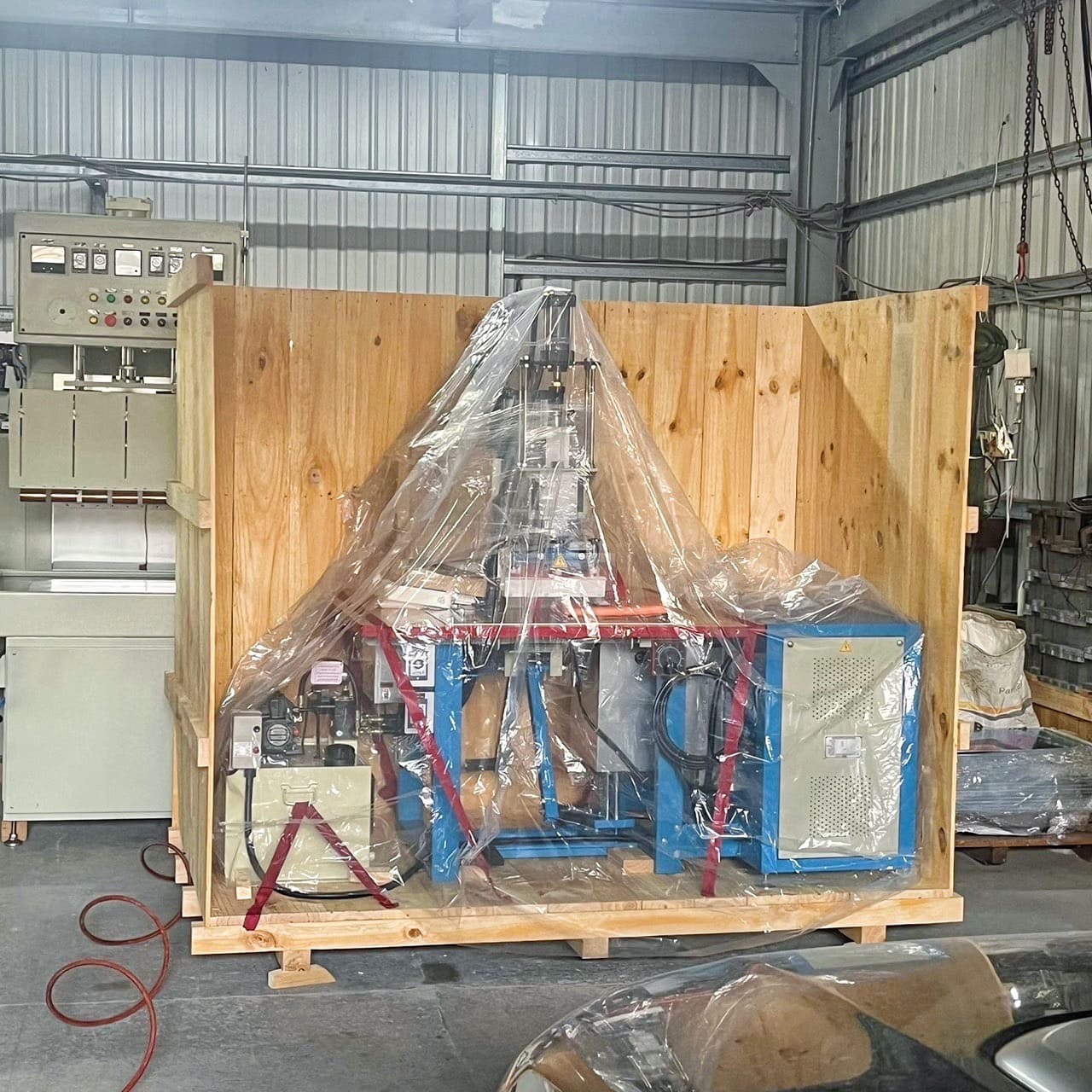 PVC double stations welder